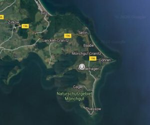 [mgt] Belegstelle Mönchgut, Insel Rügen, (c) Goggle MAPS